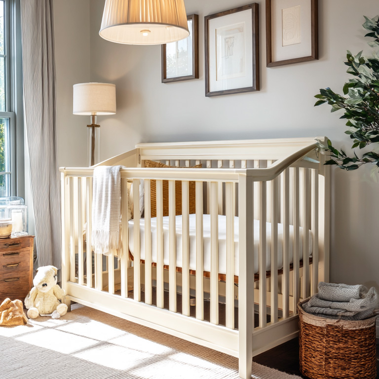 Dreamy starry sky crib